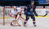 Goalie Riku Helenius (no.31) of Jokerit Helsinki (L) and Tomas Mertl (no.86) of KHL Medvescak (R) during ice hockey match of KHL, Kontinental Hockey League, between KHL Medvescak Zagreb and Jokerit Helsinki. KHL ice hokey match between KHL Medvescak Zagreb, Croatia, and Jokerit Helsinki, Finland, was played in Dom Sportova Arena in Zagreb, Croatia, on Thursday, 17th of November 2016.
