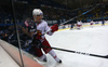 Jesper B. Jensen (no.44) of Jokerit Helsinki (R) and Francis Pare (no.91) of KHL Medvescak (L) during ice hockey match of KHL, Kontinental Hockey League, between KHL Medvescak Zagreb and Jokerit Helsinki. KHL ice hokey match between KHL Medvescak Zagreb, Croatia, and Jokerit Helsinki, Finland, was played in Dom Sportova Arena in Zagreb, Croatia, on Thursday, 17th of November 2016.
