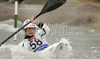 Emilie Fer of France during International ICF slalom Tacen 2010 white water kayaking race. International ICF slalom Tacen 2010 white water kayak race was held on Saturday, 15th of May 2010 in Tacen, Slovenia.
