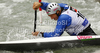 Dejan Stevanovic of Slovenia during International ICF slalom Tacen 2010 white water kayaking race. International ICF slalom Tacen 2010 white water kayak race was held on Saturday, 15th of May 2010 in Tacen, Slovenia.
