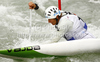 Karol Rozmus of Slovakia during International ICF slalom Tacen 2010 white water kayaking race. International ICF slalom Tacen 2010 white water kayak race was held on Saturday, 15th of May 2010 in Tacen, Slovenia.
