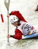 Tonka Kadilnik of Slovenia during International ICF slalom Tacen 2010 white water kayaking race. International ICF slalom Tacen 2010 white water kayak race was held on Saturday, 15th of May 2010 in Tacen, Slovenia.
