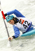 Nina Slapsak of Slovenia during International ICF slalom Tacen 2010 white water kayaking race. International ICF slalom Tacen 2010 white water kayak race was held on Saturday, 15th of May 2010 in Tacen, Slovenia.
