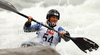 Louise Donington of Great Britain during International ICF slalom Tacen 2010 white water kayaking race. International ICF slalom Tacen 2010 white water kayak race was held on Saturday, 15th of May 2010 in Tacen, Slovenia.
