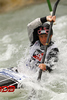 Nina Mozetic of Slovenia during International ICF slalom Tacen 2010 white water kayaking race. International ICF slalom Tacen 2010 white water kayak race was held on Saturday, 15th of May 2010 in Tacen, Slovenia.
