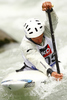 Michal Jane of Czech during International ICF slalom Tacen 2010 white water kayaking race. International ICF slalom Tacen 2010 white water kayak race was held on Saturday, 15th of May 2010 in Tacen, Slovenia.
