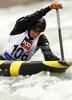 Anze Bercic of Slovenia during International ICF slalom Tacen 2010 white water kayaking race. International ICF slalom Tacen 2010 white water kayak race was held on Saturday, 15th of May 2010 in Tacen, Slovenia.
