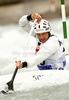 Benjamin Savsek of Slovenia during International ICF slalom Tacen 2010 white water kayaking race. International ICF slalom Tacen 2010 white water kayak race was held on Saturday, 15th of May 2010 in Tacen, Slovenia.
