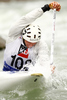 Benjamin Savsek of Slovenia during International ICF slalom Tacen 2010 white water kayaking race. International ICF slalom Tacen 2010 white water kayak race was held on Saturday, 15th of May 2010 in Tacen, Slovenia.
