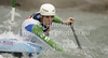 Miha Zver of Slovenia during International ICF slalom Tacen 2010 white water kayaking race. International ICF slalom Tacen 2010 white water kayak race was held on Saturday, 15th of May 2010 in Tacen, Slovenia.
