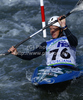 Teijo Tarkka of Finland during qualification kayak run of ICF Canoe Slalom World Championships 2010, which was held in Tacen, Slovenia, on Friday, 10th of September 2010.
