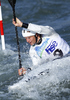 Richard Hounslow of Great Britain during qualification kayak run of ICF Canoe Slalom World Championships 2010, which was held in Tacen, Slovenia, on Friday, 10th of September 2010.
