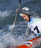 Fabian Doerfler of Germany during qualification kayak run of ICF Canoe Slalom World Championships 2010, which was held in Tacen, Slovenia, on Friday, 10th of September 2010.
