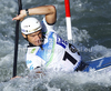 Dejan Kralj of Slovenia during qualification kayak run of ICF Canoe Slalom World Championships 2010, which was held in Tacen, Slovenia, on Friday, 10th of September 2010.
