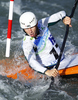 Eoin Rheinisch of Ireland during qualification kayak run of ICF Canoe Slalom World Championships 2010, which was held in Tacen, Slovenia, on Friday, 10th of September 2010.
