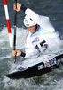 Pierre Bourliaud of France during qualification kayak run of ICF Canoe Slalom World Championships 2010, which was held in Tacen, Slovenia, on Friday, 10th of September 2010.
