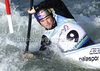 Vavrinec Hradilek of Czech during qualification kayak run of ICF Canoe Slalom World Championships 2010, which was held in Tacen, Slovenia, on Friday, 10th of September 2010.
