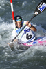 Jure Meglic of Slovenia during qualification kayak run of ICF Canoe Slalom World Championships 2010, which was held in Tacen, Slovenia, on Friday, 10th of September 2010.
