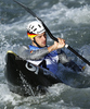 Hannes Aigner of Germany during qualification kayak run of ICF Canoe Slalom World Championships 2010, which was held in Tacen, Slovenia, on Friday, 10th of September 2010.
