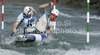 Third placed David Florence and Richard Hounsow of Great Britain during final run of men C-2 race of ICF Canoe Slalom World Championships 2010, which was held in Tacen, Slovenia, on Saturday, 11th of September 2010.
