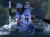 Third placed David Florence and Richard Hounsow of Great Britain during final run of men C-2 race of ICF Canoe Slalom World Championships 2010, which was held in Tacen, Slovenia, on Saturday, 11th of September 2010.
