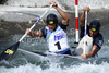 Winners Pavol Hochschorner and Peter Hochschorner of Slovakia during final run of men C-2 race of ICF Canoe Slalom World Championships 2010, which was held in Tacen, Slovenia, on Saturday, 11th of September 2010.
