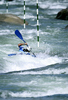 Fiona Pennie of Great Britain during final run of women K1 race of ICF Canoe Slalom World Championships 2010, which was held in Tacen, Slovenia, on Saturday, 11th of September 2010.
