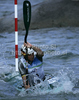 Jasmin Schornberg of Germany during final run of women K1 race of ICF Canoe Slalom World Championships 2010, which was held in Tacen, Slovenia, on Saturday, 11th of September 2010.
