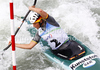 Jasmin Schornberg of Germany during final run of women K1 race of ICF Canoe Slalom World Championships 2010, which was held in Tacen, Slovenia, on Saturday, 11th of September 2010.
