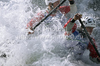 Team of Poland during final run of men team C-2 race of ICF Canoe Slalom World Championships 2010, which was held in Tacen, Slovenia, on Saturday, 11th of September 2010.
