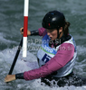 Mallory Franklin of Great Britain during final run of women C-1 race of ICF Canoe Slalom World Championships 2010, which was held in Tacen, Slovenia, on Sunday, 12th of September 2010.
