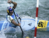 Winner Jana Dukatova of Slovakia during final run of women C-1 race of ICF Canoe Slalom World Championships 2010, which was held in Tacen, Slovenia, on Sunday, 12th of September 2010.
