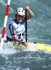 Michaela Grimm of Germany during final run of women C-1 race of ICF Canoe Slalom World Championships 2010, which was held in Tacen, Slovenia, on Sunday, 12th of September 2010.
