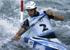 Winner Tony Estanguet of France during final run of men C-1 race of ICF Canoe Slalom World Championships 2010, which was held in Tacen, Slovenia, on Sunday, 12th of September 2010.
