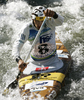Matej Benus of Slovakia during final run of men C-1 race of ICF Canoe Slalom World Championships 2010, which was held in Tacen, Slovenia, on Sunday, 12th of September 2010.
