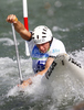Benjamin Savsek of Slovenia during final run of men C-1 race of ICF Canoe Slalom World Championships 2010, which was held in Tacen, Slovenia, on Sunday, 12th of September 2010.
