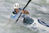 Stefano Cipressi of Italy during final run of men K-1 race of ICF Canoe Slalom World Championships 2010, which was held in Tacen, Slovenia, on Sunday, 12th of September 2010.
