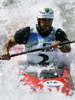 Daniele Molmenti of Italy during final run of men K-1 race of ICF Canoe Slalom World Championships 2010, which was held in Tacen, Slovenia, on Sunday, 12th of September 2010.
