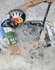 Peter Kauzer of Slovenia during final run of men K-1 race of ICF Canoe Slalom World Championships 2010, which was held in Tacen, Slovenia, on Sunday, 12th of September 2010.
