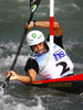 Winner Daniele Molmenti of Italy during final run of men K-1 race of ICF Canoe Slalom World Championships 2010, which was held in Tacen, Slovenia, on Sunday, 12th of September 2010.
