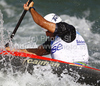 Winner Daniele Molmenti of Italy during final run of men K-1 race of ICF Canoe Slalom World Championships 2010, which was held in Tacen, Slovenia, on Sunday, 12th of September 2010.
