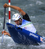 Winner Tony Estanguet of France during final run of men C-1 race of ICF Canoe Slalom World Championships 2010, which was held in Tacen, Slovenia, on Sunday, 12th of September 2010.
