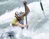 Nico Bettge of Germany during Men C1 finals of ICF Canoe Slalom World Cup SLOKA 2011, which were held in Tacen, Slovenia, on Saturday, 25th of June 2011.
