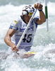Matej Benus of Slovakia during Men C1 finals of ICF Canoe Slalom World Cup SLOKA 2011, which were held in Tacen, Slovenia, on Saturday, 25th of June 2011.
