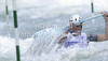 Michaela Grimm of Germany during Women C1 finals of ICF Canoe Slalom World Cup SLOKA 2011, which were held in Tacen, Slovenia, on Saturday, 25th of June 2011.
