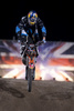Mat Rebeaud (USA) in action during a training session for the London stage of The Red Bull X-Fighters freestlye Motorcycle Cross Tournament held at Battersea Power Station in London, England, on 12th of August 2010.

