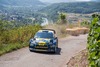 Rally car in scenic landscape during the FIA WRC Rally of Germany, Shakedown, Trier, Germany on 2013/08/21.
