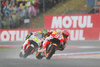 Marc Marquez (SPA) Repsol Honda Team, Cal Crutchlow (GBR) LCR Honda during the MotoGP Motul TT Assen at the TT Circuit in Assen, Netherlands on 2016/06/26.
