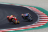 Marc Marquez (ESP/ Repsol Honda Team) in front of Maverick Vinales (ESP/ Team Suzuki ECSTAR) during the race of the Austrian MotoGP Grand Prix at the Red Bull Ring in Spielberg, Austria on 2016/08/14.
