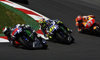 Jorge Lorenzo (ESP/ Movistar Yamaha MotoGP) in front of Valentino Rossi (ITA/ Movistar Yamaha MotoGP) and Marc Marquez (ESP/ Repsol Honda Team) during the race of the Austrian MotoGP Grand Prix at the Red Bull Ring in Spielberg, Austria on 2016/08/14.
